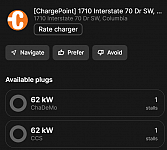 Premium Subscription- most chargers don't show availability