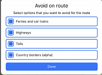 Does not plan shortest route