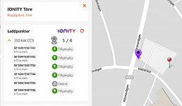 New Ionity charger in Töre, Sweden