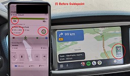 Display for next stop in Android Auto gets confused with Guidepoint