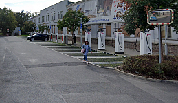 Tesla supercharger and Ionity charger